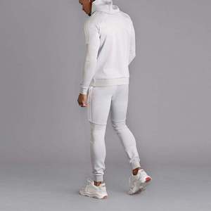 Vente en gros sur mesure vêtements pour hommes Streetwear survêtements sweat à capuche zippé coupe ajustée pantalon de survêtement et ensemble sweat à capuche ensemble sweat à capuche pour hommes hiver - Product Image 3