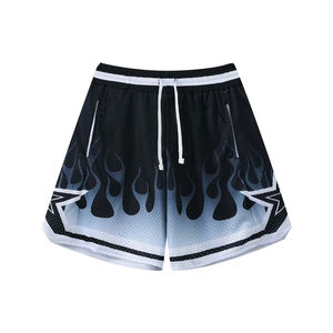 Shorts de planche imprimés anti-rides mi-décontractés pour hommes confortables maillot de basket-ball élastique en maille de polyester Service OEM vente en gros - Product Image 1