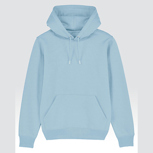 Sweats à capuche pour hommes Qualité luxueuse 100% coton Pull surdimensionné Impression bouffante personnalisée Sweats à capuche en molleton uni lourd pour hommes - Product Image 6
