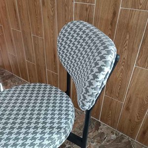 Modern Home & Restaurant <b>Dining</b> <b>Chair</b> with Fabric Upholstery & Iron Frame GA68036 - Product Image 5