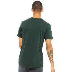 100% Organic Cotton Round Neck Short Sleeve Adult Men T Shirt for Man <b>Black</b> - Product Image 6
