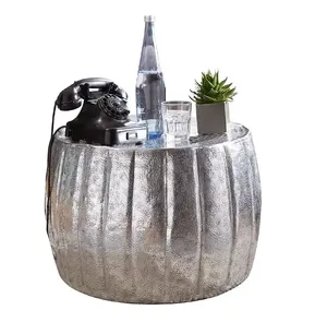 Nueva mesa auxiliar de Metal niquelado, mesa central hecha a mano de calidad Superior, última llegada, mesa de centro decorativa de metal elegante - Product Image 5