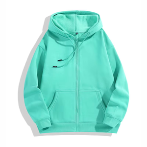 Sudadera con Capucha de Terciopelo con Cremallera para Invierno, Logotipo Personalizado, Bordado, Impresión, Imagen Personalizada, Empresa, DIY, 10 Colores, Alta Calidad, 100% - Product Image 3