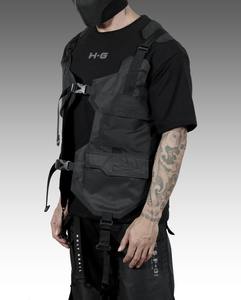 T-shirt technique de performance athlétique pour homme, col roulé, respirant, à séchage rapide, en maille 260g, durable et respirant - Product Image 3