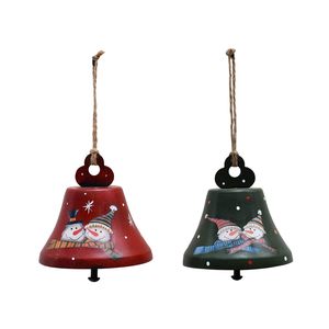 Fabricant de cloches de décorations de Noël pour l'artisanat Décoration d'intérieur Ornements de Noël en métal Décorations de Noël lot de 10 - Product Image 2