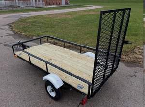 Remolque Agrícola de 3 Ejes para Tractor, Mini Remolque de 2, 3 y 5 Toneladas, Remolques Agrícolas Utilitarios con Volquete, en Venta con Envío Rápido - Product Image 2