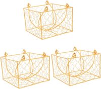 Panier suspendu en fil de fer artisanat enduit de poudre et panier de fruits forme ronde ustensiles de cuisine fabricant en gros exportateur