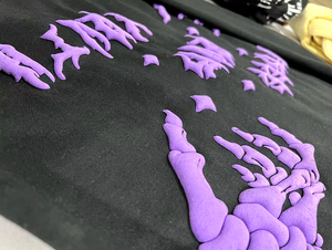 เสื้อฮู้ดผ้าฝ้ายแขนยาวพิมพ์ลายแบบรูดซิปสีดำแบบรูดซิปหน้าระบายอากาศได้แบบเต็มตัวกันน้ำได้ - Product Image 6