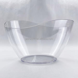 Enfriador de cubo de vino de champán de plástico transparente - Product Image 2