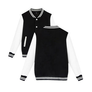 Chaqueta universitaria de béisbol con logotipo personalizable, chaqueta de béisbol universitaria con bordado de chenilla Lisa personalizada para hombre con letras de invierno - Product Image 3