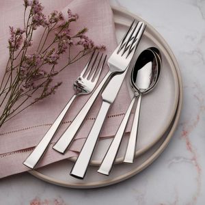 Premium handcrafted heavy gauge metal <b>cutlery</b> <b>set</b> ideal for everyday use special events hotels and banquets mirrored steel - Product Image 6