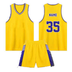 Vente en gros de maillots de basket-ball unis grande taille Ensemble chemise et short de basket-ball respirant Uniformes de basket-ball personnalisés pour jeunes Américains - Product Image 5