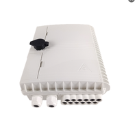 Boîtier de distribution de fibre optique extérieur 16 cœurs en ABS, type cassette, pour FTTH, avec séparateur, NAP, ODP, NAP, FAT, FDB, mini PLC, terminal