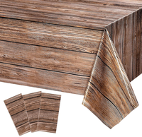Nappe de table lourde en tissu non tissé enduit de PVC, écologique, imperméable et ignifuge
