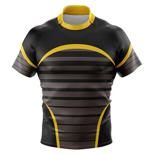 Conception libre Personnalisez votre propre ensemble de maillots de rugby uniforme de football américain Double couture maillot de rugby de niveau professionnel - Product Image 2