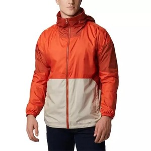 Chaqueta cortavientos de bloque de color para hombre, abrigo ligero impermeable con capucha para exteriores - Product Image 6