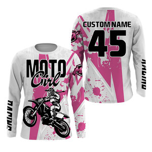 Maillot de motocross à manches longues sublimé respirant, vente en gros, haute qualité, best-seller, maillot de course de motocross - Product Image 5