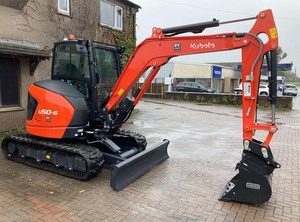 Miniexcavadora Kubota U50-5 en Buen Estado, con Cuchilla Frontal, Motor, Caja de Cambios, Monitoreo Remoto, para Construcción y Agricultura, 2 Años de Garantía - Product Image 4