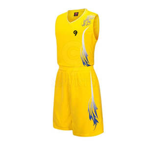 Ensemble maillot et short de basket-ball pour hommes avec logo personnalisé et uniforme de basket-ball en tissu à séchage rapide - Product Image 5