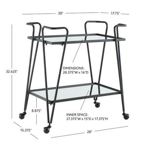 Metal Rectangular Shaped Wine bar Cart for Home Catering Hotel Restaurant Kitchen Food <b>Serving</b> <b>Trolley</b> Wine & Glasses Holders - Product Image 3