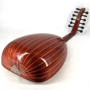 Professional 11 String Oud - Handmade Padouk Wood & Mother of Pearl Arabic Lute - Product Image 2