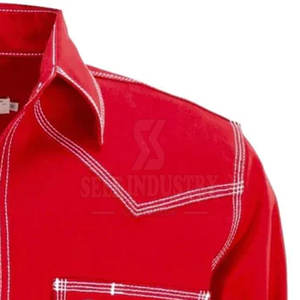 Chemises de soudage FR de dernière conception fabriquées au Pakistan pour hommes respirantes et durables avec fonction imperméable à l'eau à vendre - Product Image 4