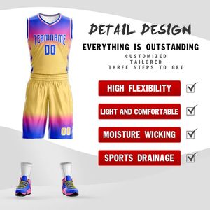 Conjunto de uniforme de baloncesto con logotipo personalizado y nombre del equipo al mejor precio, éxito de ventas, impresión por sublimación, nuevo diseño, uniforme de baloncesto - Product Image 4
