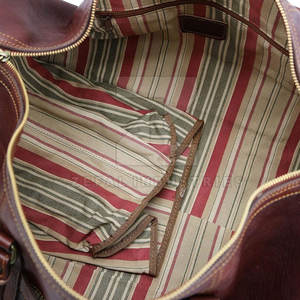 Sacs polochons en cuir personnalisés décontractés légers pliables et imperméables avec fermeture à glissière vente en gros à bas prix - Product Image 6