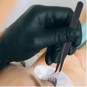 Bonne qualité Pince à épiler de maquillage en acier inoxydable 100% pince à épiler à extension de cils en fibre la plus populaire - Product Image 5