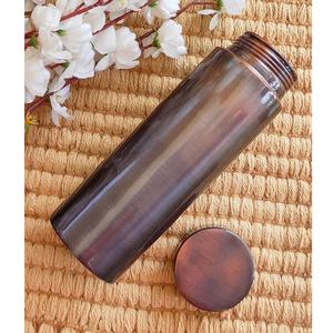 Botella de agua de cobre con martillado para beneficios de salud Botella de agua de yoga Botella de agua Ayurvédica - Product Image 4