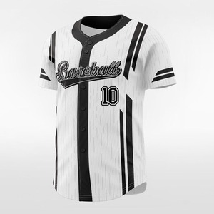 Camisetas de béisbol de malla transpirable de secado rápido impresas por sublimación personalizadas al por mayor para adultos uso profesional 100% poliéster - Product Image 4