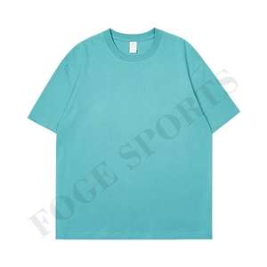 Nuevo diseño de algodón de calidad de lujo suelta ajuste pequeño hombro caído marca en blanco de gran tamaño hombres camiseta personalizada hombres camiseta - Product Image 3