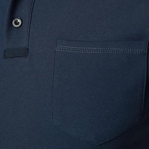 100% algodón transpirable hombres polos simples camisas de golf de manga corta Camisetas casuales al aire libre con cuello camisetas con bolsillo - Product Image 6