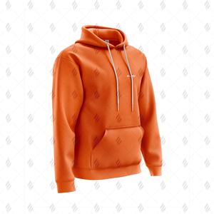 Sudadera con Capucha Extra Grande para Hombre, 100% Algodón, 350 g/m², Tejido de Punto, Color Liso Teñido, Largo Regular, Ropa Casual de Invierno - Product Image 5