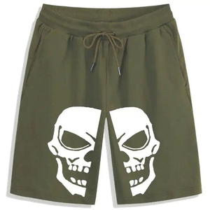 Pantalones Cortos Deportivos Casuales de Verano para Hombre, con Logotipo Personalizado, Transpirables, Talla Grande, Cintura Alta, Ecológicos, de Secado Rápido, 100% Poliéster, Color Sólido - Product Image 2