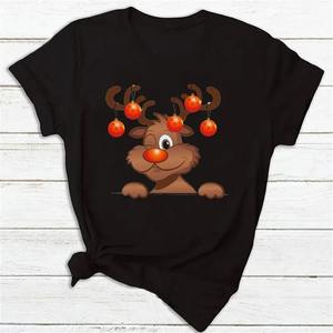 Merry Christmas T-<b>shirt</b> For <b>Men</b> Lights Graphic <b>Party</b> Tops O Neck Short Sleeve Tees Oversized Clothing Casual T-<b>shirt</b> For <b>Men</b> - Product Image 6