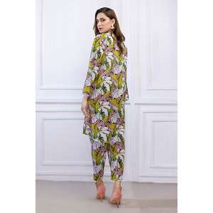 Traje de jardín verde de 2 piezas sin coser para mujer, vestidos boutique hasta la rodilla con cremallera y decoración de diamantes para eventos de ocio - Digital - Product Image 4