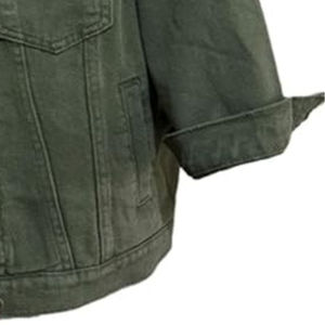 Nueva chaqueta vaquera de manga corta de algodón 100% para mujer con chaquetas y abrigos de mezclilla para hombre de estilo vintage - Product Image 6