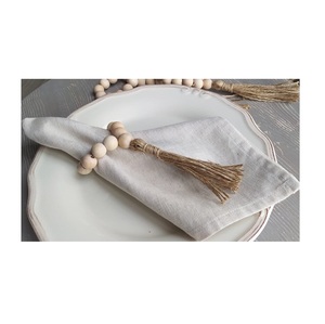Nouvelle arrivée directe d'usine ronds de serviette en bois pour les mariages et les fêtes porte-mouchoirs en gros et décoration de table - Product Image 5