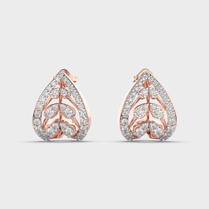 Luxury 14K Rose/White/Yellow Gold Lab Grown Diamond Teardrop <b>Earrings</b> | OEM/ODM <b>Fine</b> Jewelry Manufacturer Rhodium Plated IGI - Product Image 5