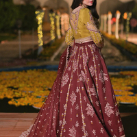 Dernier style pakistanais Robe de soirée pour femmes Design fantaisie avec dentelle Paillettes Boutons Décoration Lavable Caractéristique