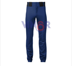 Pantalon de baseball pour homme en polyester 100% personnalisé de haute qualité, uni, à séchage rapide, respirant, pantalon de baseball personnalisé pour homme - Product Image 6