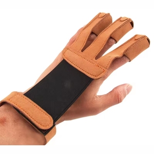 ถุงมือหนังสามนิ้วสำหรับผู้เริ่มต้นและผู้ใหญ่อุปกรณ์ยิงธนู - Product Image 5