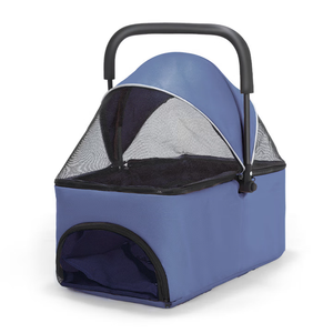 Wholesale Portable Large Pet Stroller for Cats Dogs Lightweight <b>Foldable</b> Dogs Carriers Folding Trolley Dog <b>Cart</b> for Travel - Product Image 2