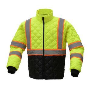 Chaquetas de Seguridad Reflectantes de Alta Visibilidad para Hombre, Resistentes al Viento y al Agua, con Forro Polar, Chaquetas de Seguridad Laboral - Product Image 3