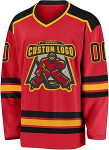 Uniforme de hockey sobre hielo de talla grande para adultos Diseño más popular con su propio logotipo - Product Image 4