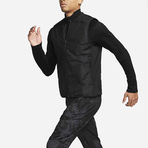 Gilets sans manches coupe-vent pour sports d'hiver, golf 2024, haute qualité, nylon, polyester, rembourrage en coton, gilet matelassé pour homme - Product Image 2