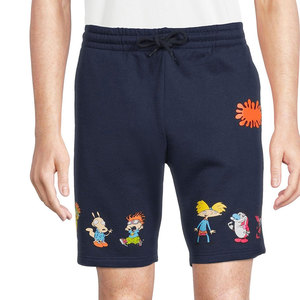 Pantalones cortos de lona de algodón de verano con logotipo personalizado, cordón de cintura media informal con serigrafía, patrón sólido de algodón 100% a la venta - Product Image 1