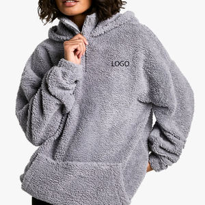 <b>Sherpa</b> Fleece <b>Hoodie</b> For Women Polyester Material For Warms aNF Outdoor Wear Design With Cheap Rate And High Quality Design 2026 - Product Image 1