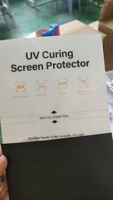 Film hydrogel UV EPFilm 250u, film transparent HD, protection d'écran UV pour téléphone incurvé
